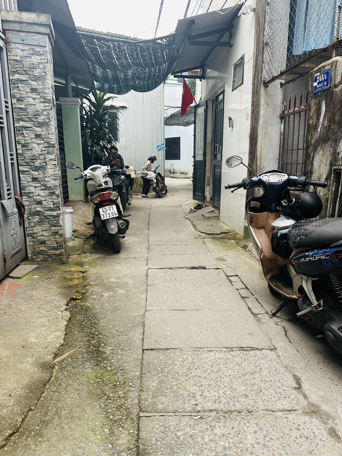 K TÔN ĐỨC THẮNG 121.7m², cấp 4, ngang 5m, dài 24.34m, giá 3.95 tỷ, Liên Chiểu