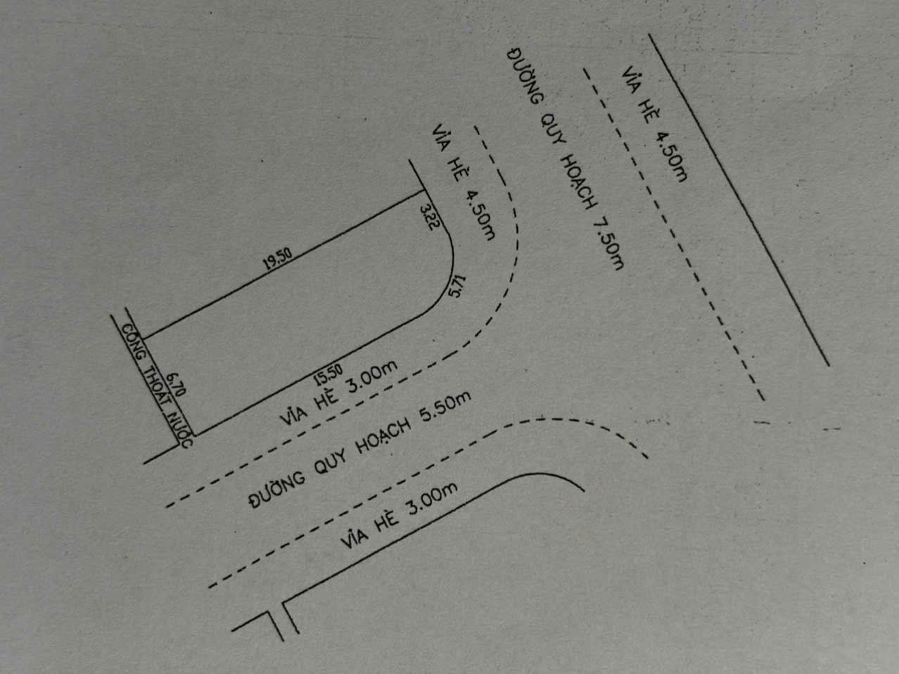 BÀU MẠC 9, LÔ GÓC 126.7m², ĐẤT, ngang 6.7m, dài 19.5m, giá 6.95 tỷ, Liên Chiểu