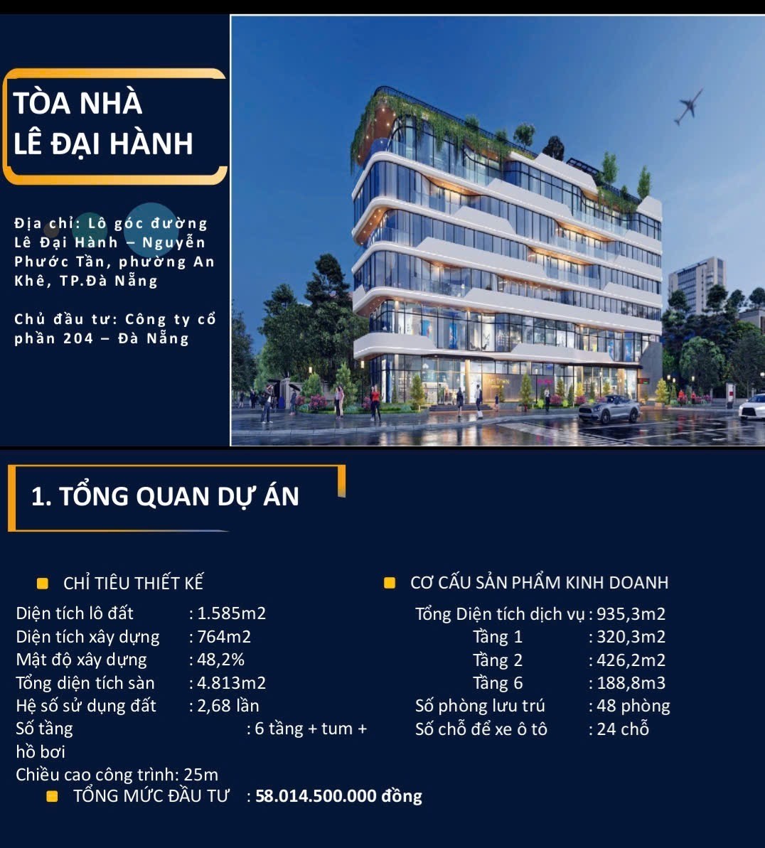 LÊ ĐẠI HÀNH 1585m², ĐẤT, ngang 60m, dài 26m, giá 30 tỷ, Cẩm Lệ